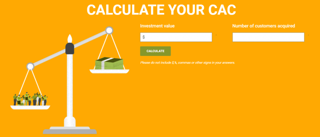 CAC calculator